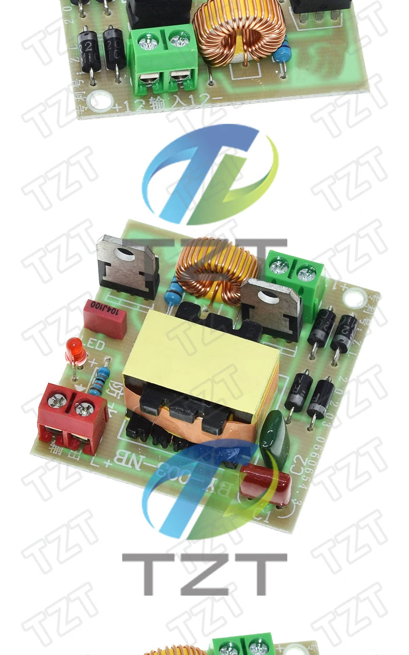 GREATZT 12V To 220V Step UP Power Module 120W DC-AC Boost Inverter Module Dual Channel Inverse Converter Booster Module Power