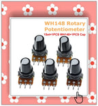 TZT Rotary Encoder Module for Arduino Brick Sensor Development Round Audio Rotating Potentiometer Knob Cap EC11
