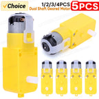 1-5PCS TT Motor 130motor Smart Car Robot Gear Motor for Arduino DC3-12V DC Gear Motor Intelligent Car Chassis Four Drive Car Hot