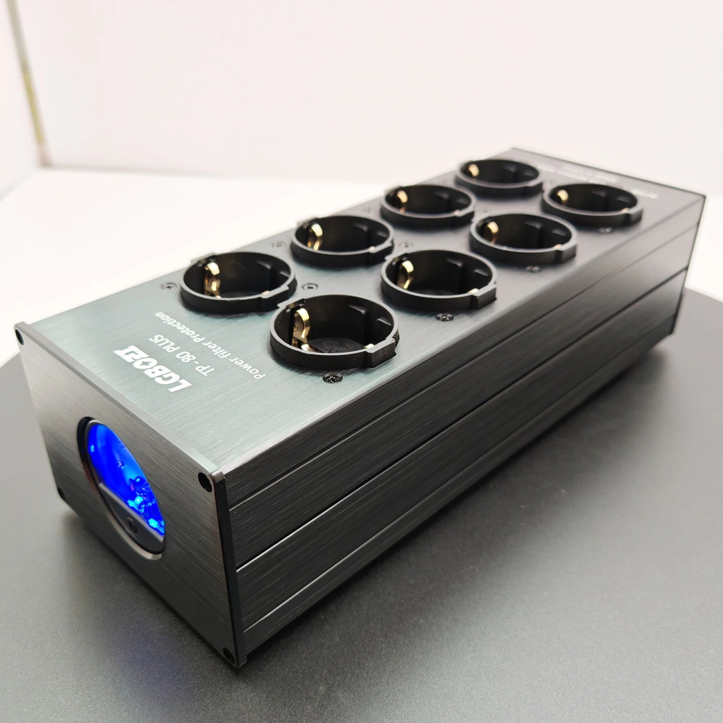 TP80 PLUS HiFi Audio Noise AC Power Filter Conditioner Power Purifier Surge Protection with EU Outlets Power Strip