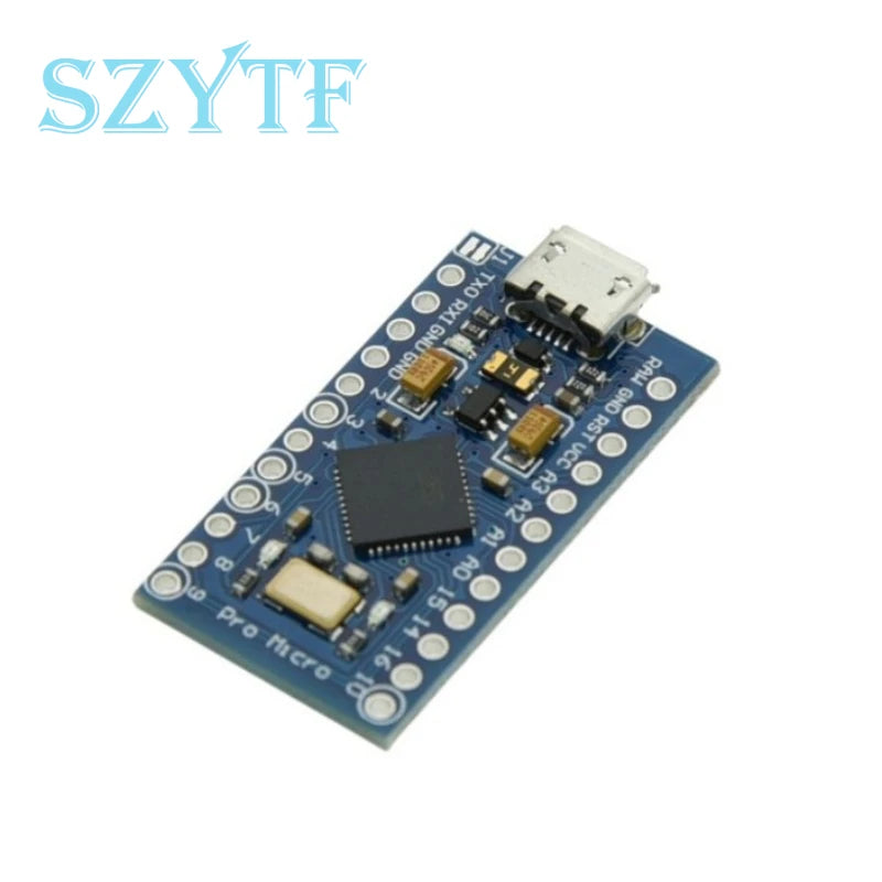 Pro Micro ATmega32U4 5V 16MHz Replace ATmega328 For Pro Mini With 2 Row Pin Header For Leonardo Mini Usb Interface