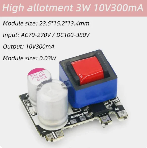 AC-DC 5V 700mA 12V 450mA 9V 500mA 3.5W Precision Buck Converter AC 220V to 5V DC step down Transformer power supply module