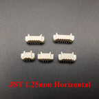 10Pcs SH 1.0mm/JST 1.25mm/ZH 1.5mm/PH 2.0mm/XH2.54mm 2P 3P 4P 5P 6P Horizontal Vertical Male Socket Housing Pin Header Connector
