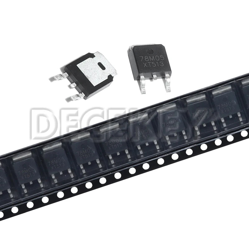 10/50PCS 78M05 LM7805 TO-252 7805 1000MA 5V NEW Three-terminal Voltage Regulator Tube