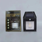 Solar Wall Lights Outdoor Tungsten Waterproof Wireless Motion Sensor Security Lamps Dusk to Dawn Lighting for Garden 1~8PCS 2026