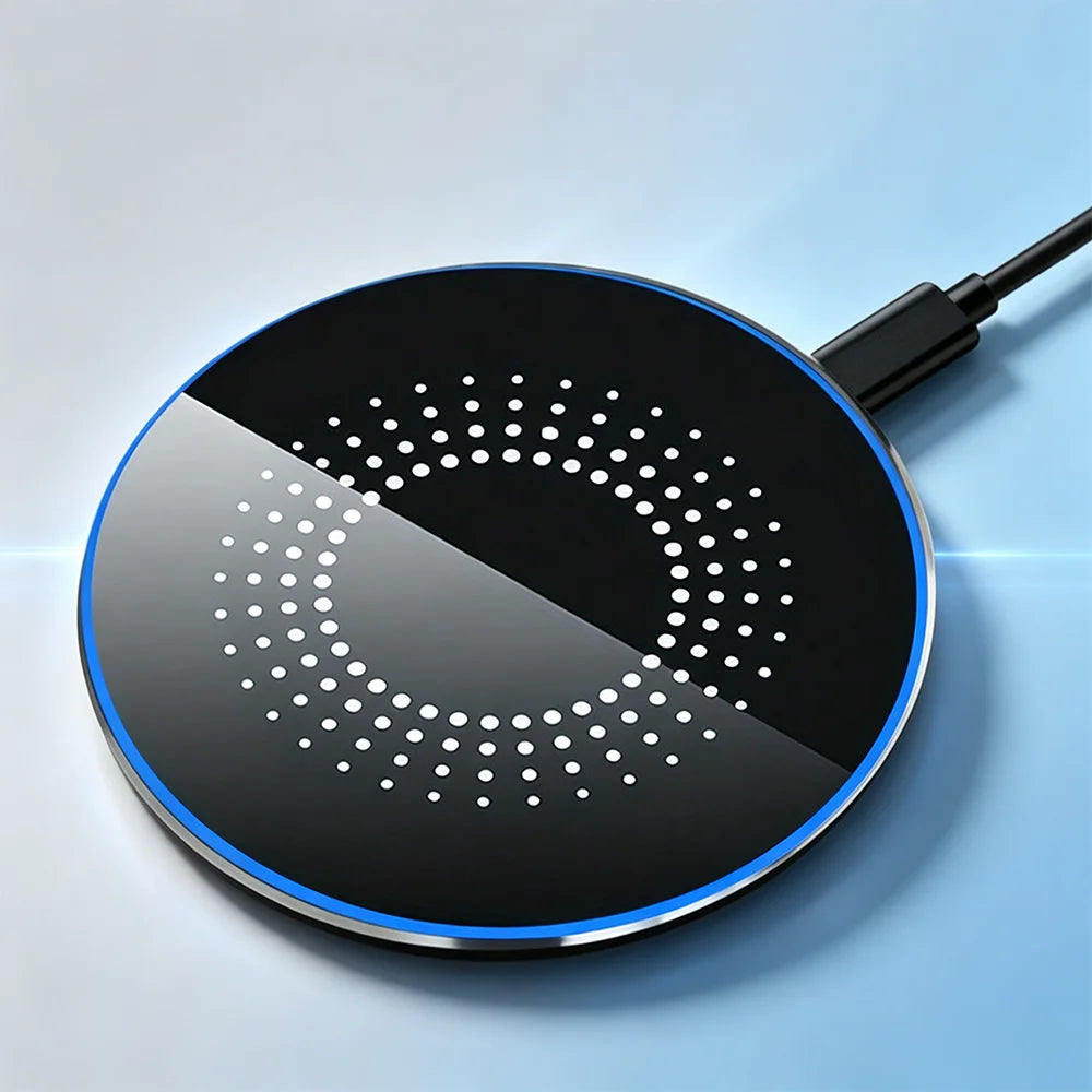 30W Wireless Charger Fast Charging Pad  For iPhone 17 16 15 14 Pro XS Max XR For Samsung S26 S25 S23 S9 S8 Note 10