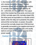 BS XH - M131 DC 5V/12V Photoresistor Relay Module - 10A Light Control with Automatic Brightness Detection