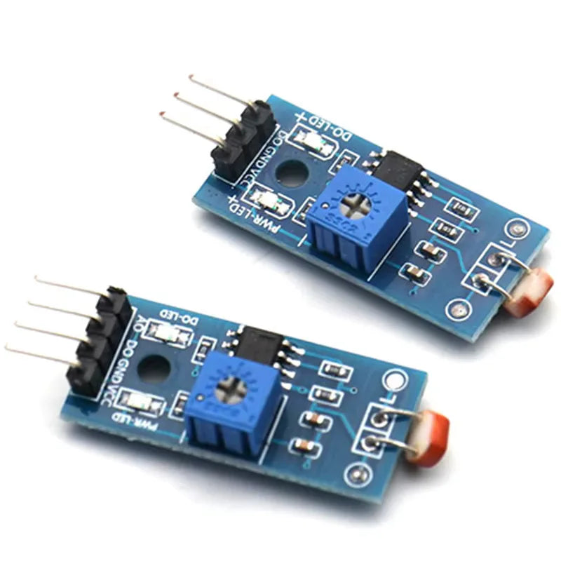 10pcs 3 Pin 4 Pin Photoresistor Sensor Module Light Detection LDR for Arduino Light Control Switch DIY