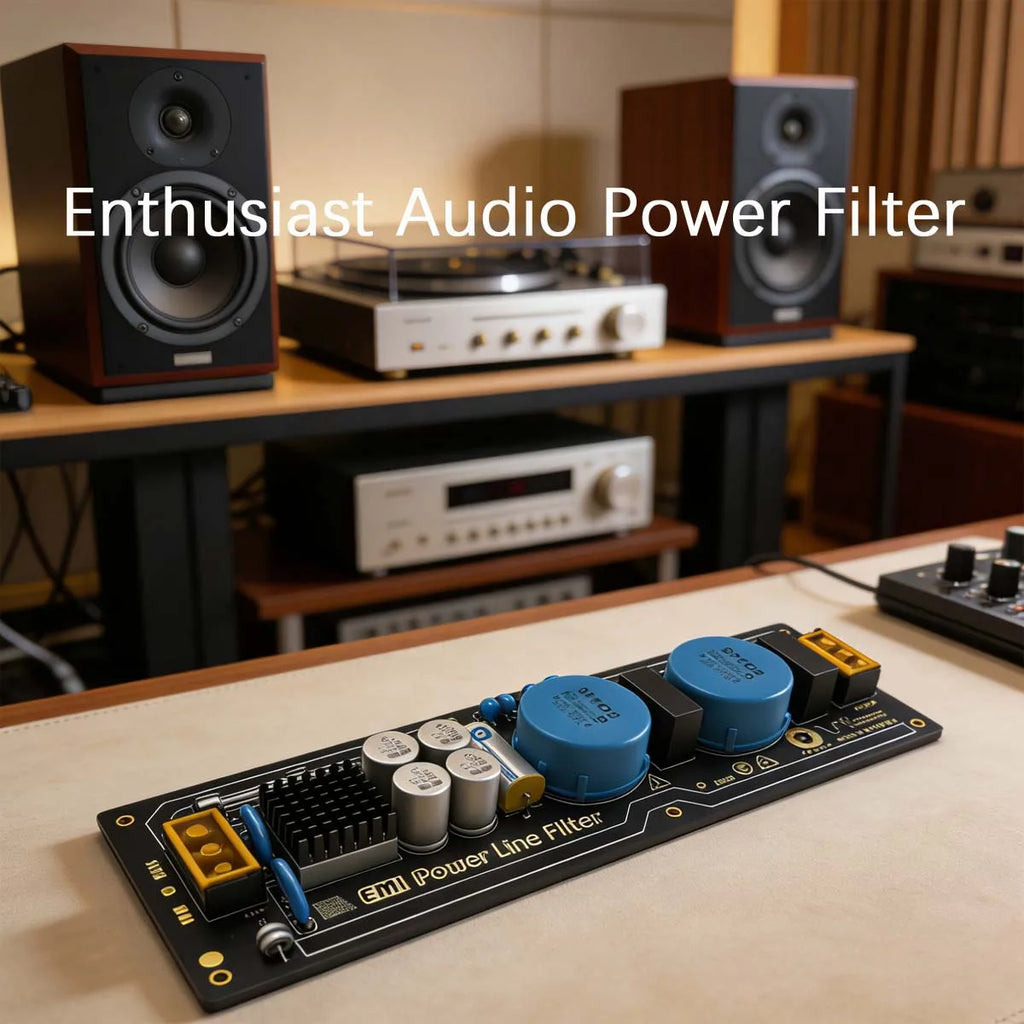 Audio Power EMI Filter Module Alternating Current Power Filter Anti-interference Anti-thunder Audio DIY
