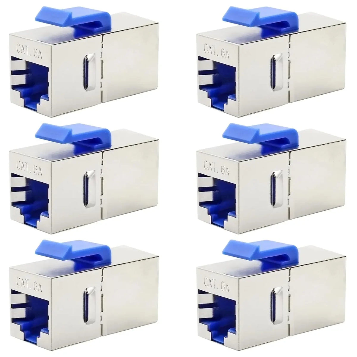 CAT7 CAT6A CAT6  CAT5e Coupler RJ45 Keystone Shielded Coupler Shielded Female to Female RJ45 Inline Coupler Keystone Jack