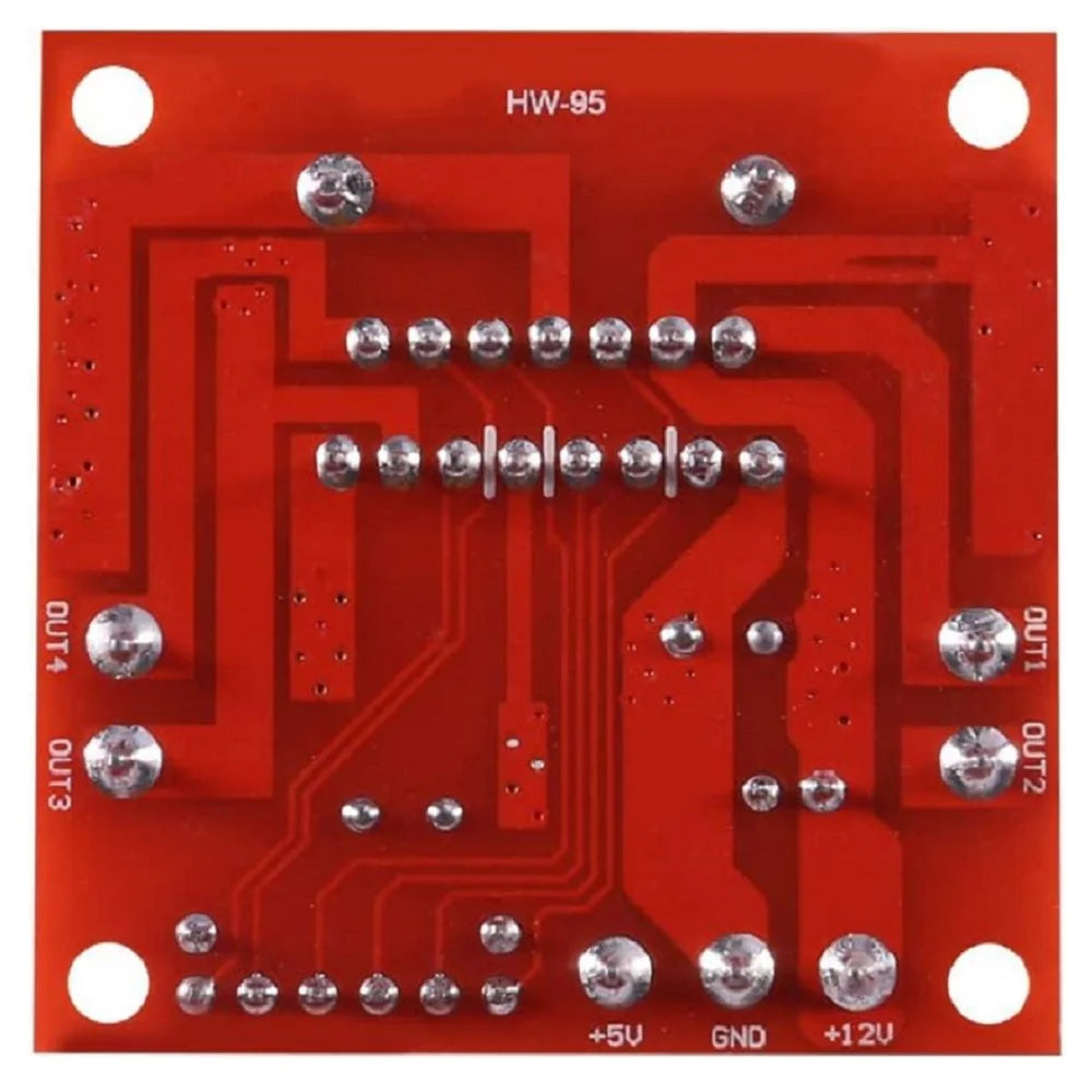 1-10pcs L298N Driver Board Module DC Stepper Motor Smart Car Robot Breadboard Peltier High Power Dual H-Bridge Controller