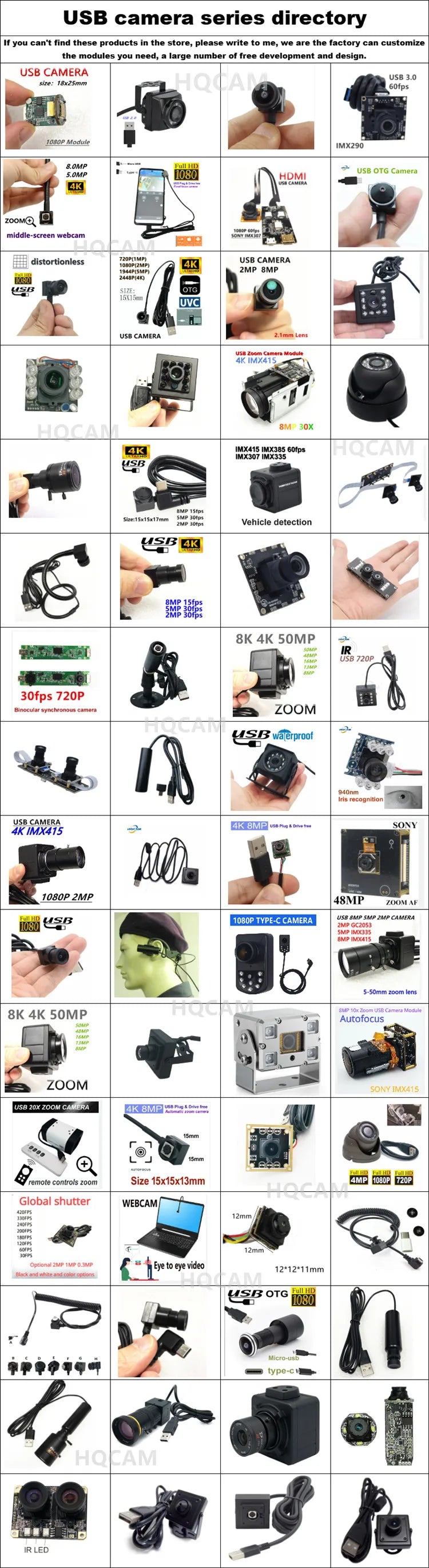 12MP 16MP 2MP Autofocus Webcam IMX298 IMX258 OV5693 MJPG High Speed UVC USB PC Video Live Camera for Meeting Document Scanning