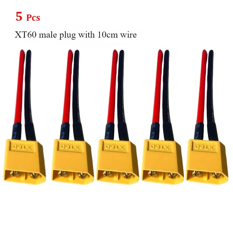 XT60 Male Female Bullet Connectors Plug Adapter With 14 AWG Silicon Wire For ESC Lipo Battery Extension Quadcopter Multicopter