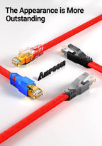 AMPCOM CAT7 RJ45 Connector, Pass Through CAT6A RJ45 Ethernet Plug for CAT 7 Solid or Stranded Network Cable with 1.5mm Load Bar