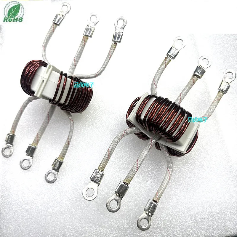 EMI EMC three-phase filter common mode inductor choke coil 1mh 100A 2mh 60A inductance can be customized