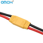 OMCH XT90 Male Female Plug Battery Connector With Silicone Flexible Wire 10AWG For RC Airplane Lipo Battery Drone Car