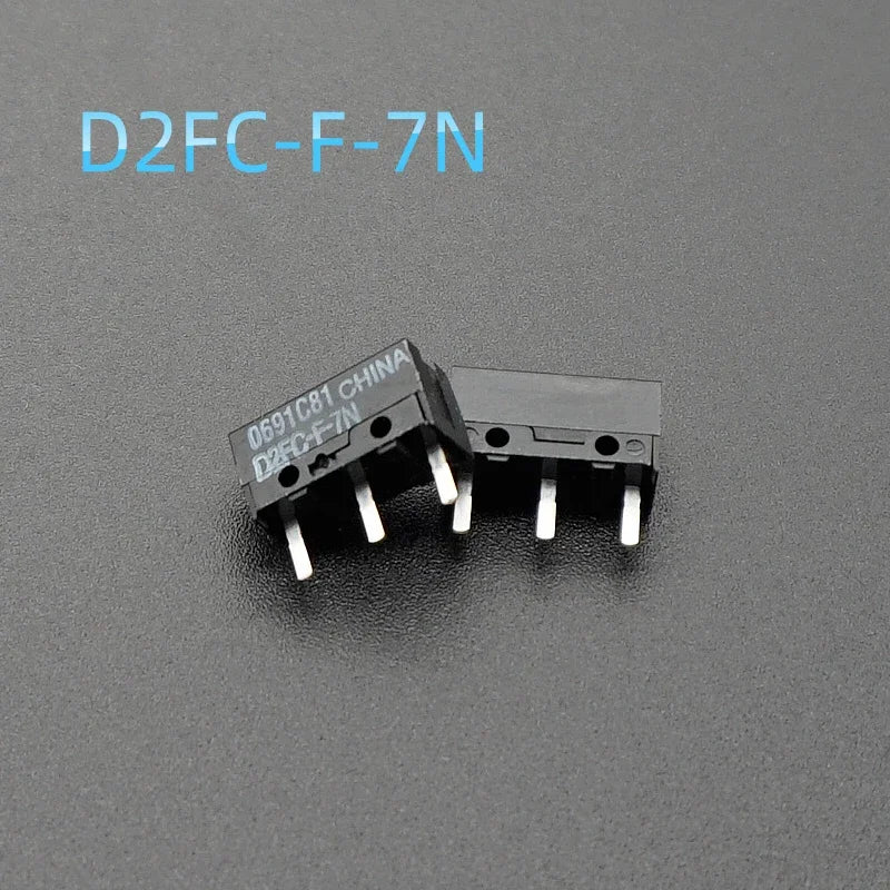 2pcs Original Mouse Micro Switch D2FC-F-7N 10M 20M OF For Logitech G502 D2FC-F-K 50m 60MN D2F-F D2F-01FL D2F-01F-T D2F-F-3-7