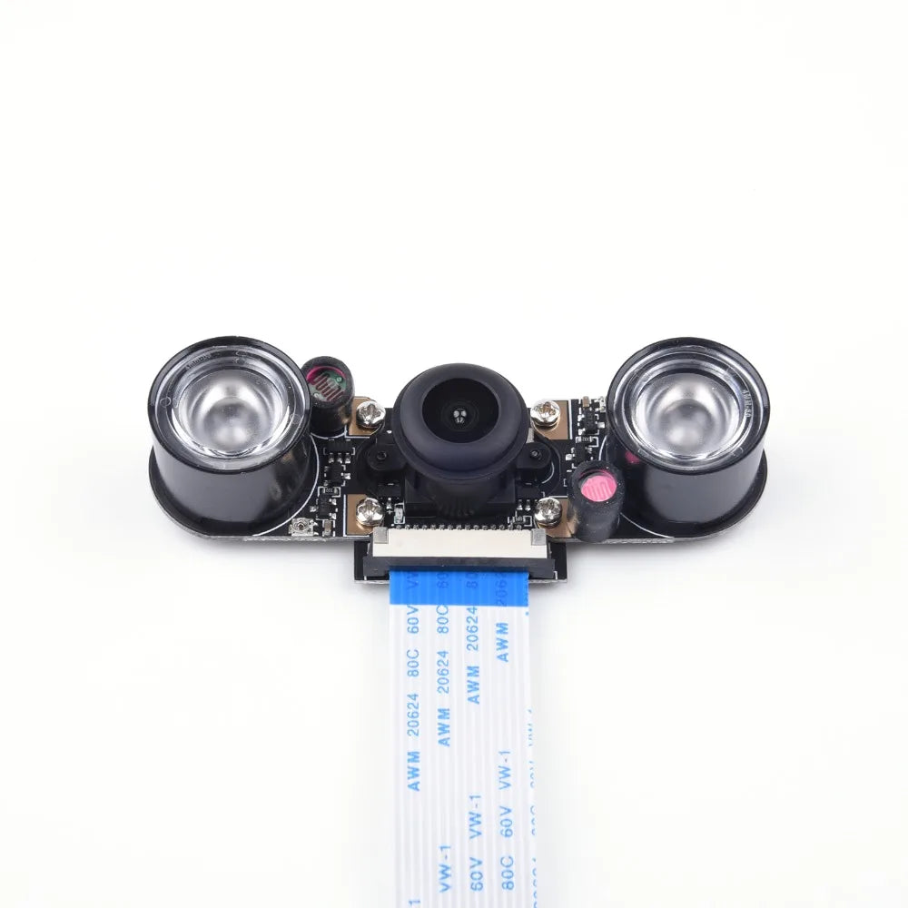 Raspberry Pi 4B Camera Module Night Vision 5MP Webcam With Infrared IR Sensor LED Light For Raspberry Pi 4B/3B+/3B