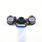 Raspberry Pi 4B Camera Module Night Vision 5MP Webcam With Infrared IR Sensor LED Light For Raspberry Pi 4B/3B+/3B