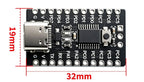 1-5pcs CH32V003 Development Board Minimum System Board Core Board RISC-V CH32V003F4P6 Microcontroller Module