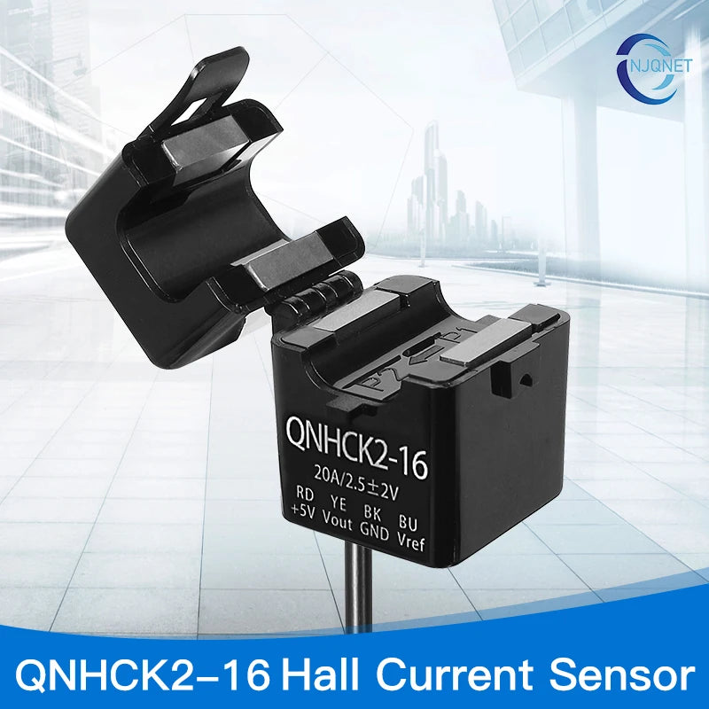 Hall Current Sensor QNHCK2-16 10A 20A 50A 100A 2.5±2V 2.5V 0.625V DC Split Current Transformer Clamp CT Current Transducer
