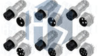 GX16 Male and Female Aviation Connector Wire Panel Metal Connector 16mm GX16-2 / 3/4/5/6/7/8/9/10 Pin 2P Aeronautical Plug