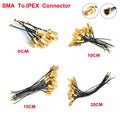 5pcs SMA Connector Cable Female to IPX/IPEX RF/uFL/u.FL 5/10/15/20CM Coax Adapter Assembly RG178 Pigtail Cable 1.13mm
