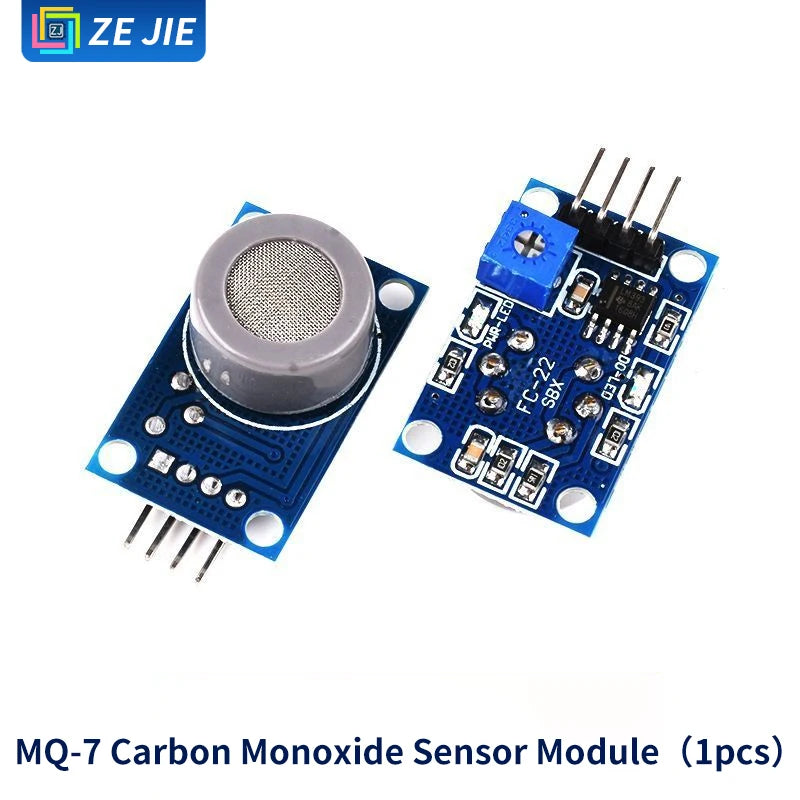 Smoke Gas Sensor Module MQ‑2/3/4/5/6/7/8/9, MQ‑135, Detect Flammable Gas, Alcohol, Carbon Monoxide