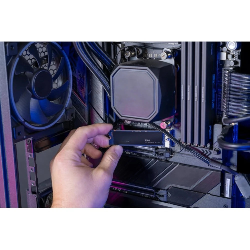 US Shipping PCIe Gen5 NVMe 2TB SSD 14500MB/s TLC NAND Intel Ryzen Compatible Gaming Storage Solid State Drive Include Adobe