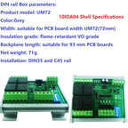 DC12V 1-12Ch Digital Switch DiDo Multifunction RS485 PLC IO Expanding Board Standard Modbus RTU Relay Module