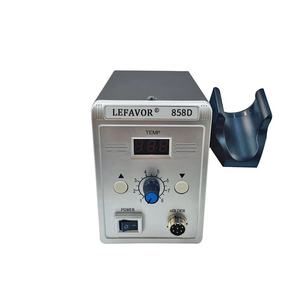 Hot air gun 858D 8586 2 in 1 soldering station 700W 110V 220V BGA Rework SMD SMT welding repair tool Heat gun LED Digital Solder