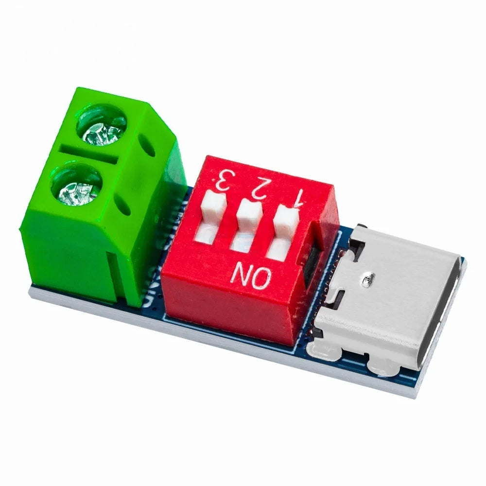 LAOBEI 1~10PCS USB-C PD Trigger Board Module PD/QC Decoy Fast Charge USB Type-c to 12v High Speed Charger Power Delivery Boost