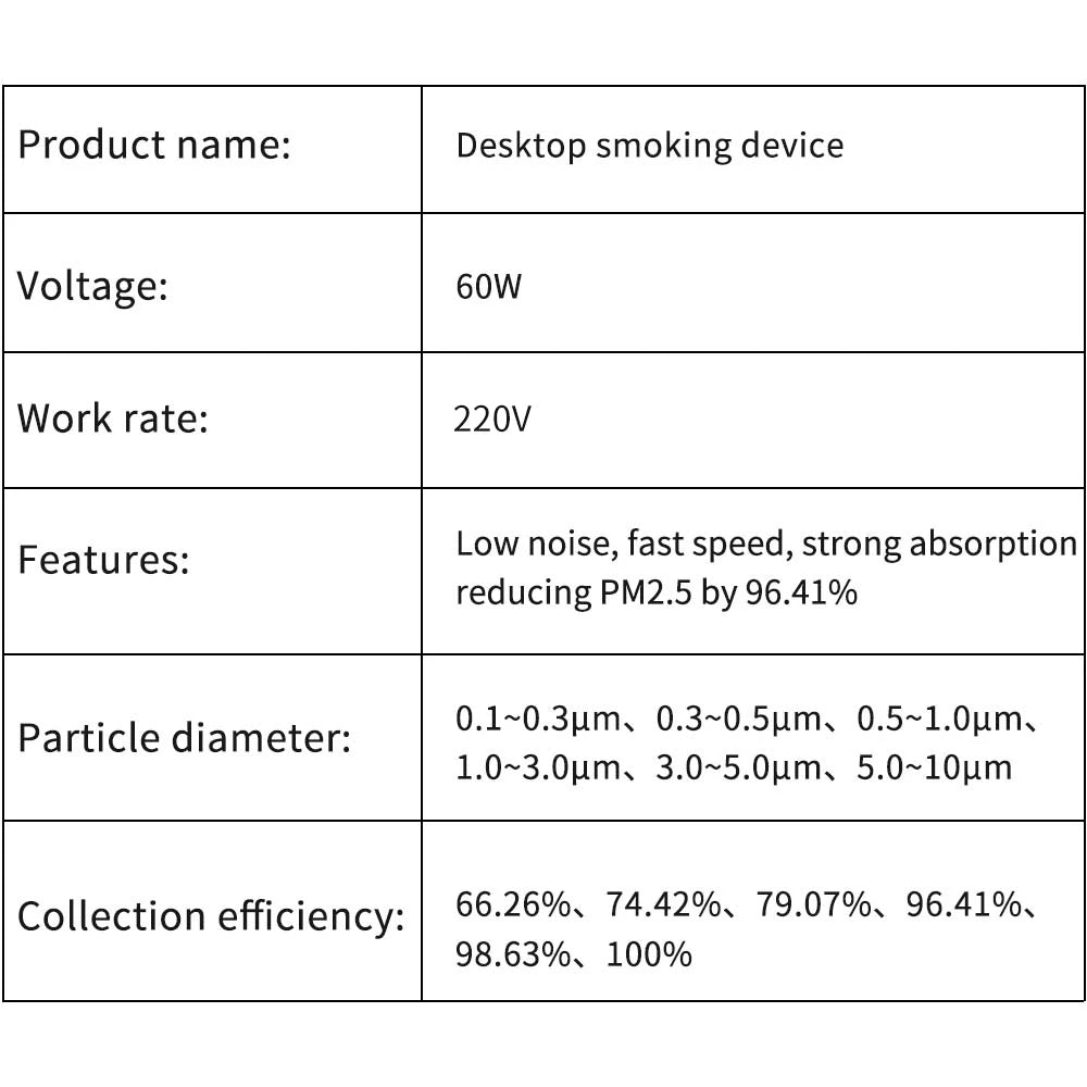 LUXIANZI Fume Extractor Smoking Instrument With LED Light 220V Activated Carbon Filter Sponge Solder Iron Smoke Absorber