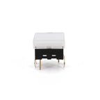 5Pcs TS12 Square 13.4 x 13.4mm 6Pin with LED Momentary SPST PCB Push Button Click Tact Switch