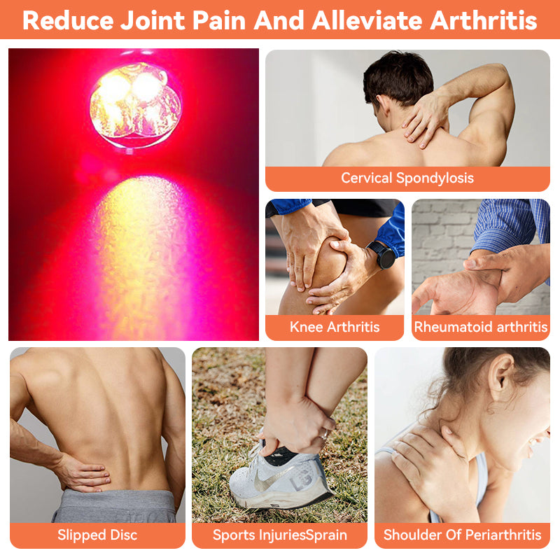 Red Light Led Flashlight Pain Relief Portable Red Light Therapy Muscle Pain Infrared Lamp Led Therapy Skin Care Pet-friendly
