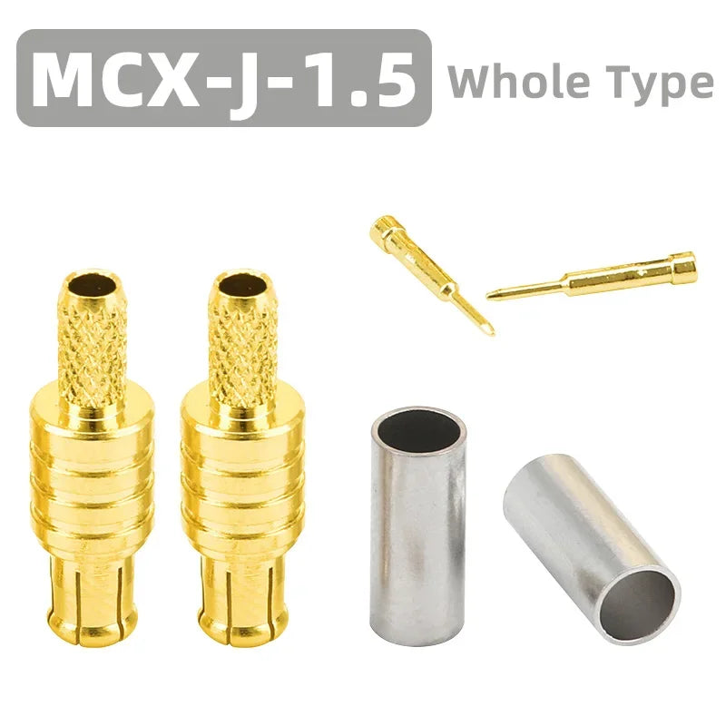 RF Coaxial Connector MMCX-JB2 Crimping RG316 174 MCX-J-1.5 Male MCX-K-1.5 Female Adapter