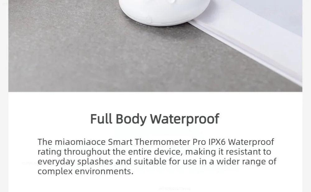 Miaomiaoce Digital Baby Smart Thermometer Clinical Thermometer High-precision Constant Monitor High Temperature Alarm