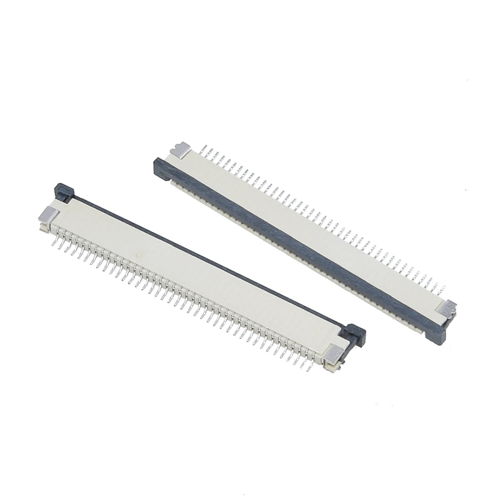 5pcs 1.0mm Pitch FPC Flat Flexible Cable FFC Connector 4P 5 6 7 8 9 10 12 14 16 20 22 24 26 28 30P 32 34 36 40P Top Contact SMT