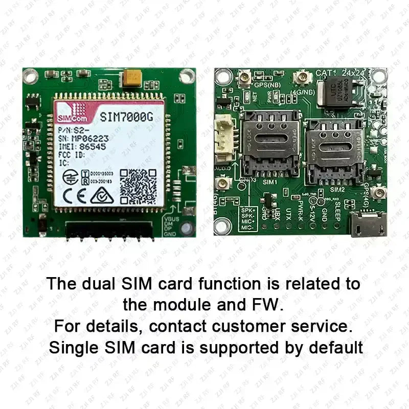 VoltSSIMCOM BK-SIM7000G SIM7000E SIM7070G SIM7070E Module Core Board SIM7000G NBIOT CATM Qualcomm Chip, Support GNSS