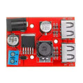 LM2596 LM2596S Dual USB DC-DC 9V 12V 24V 36V to 5V 3A Step Down Buck Converter Board Car Charger Solar Power Supply Module