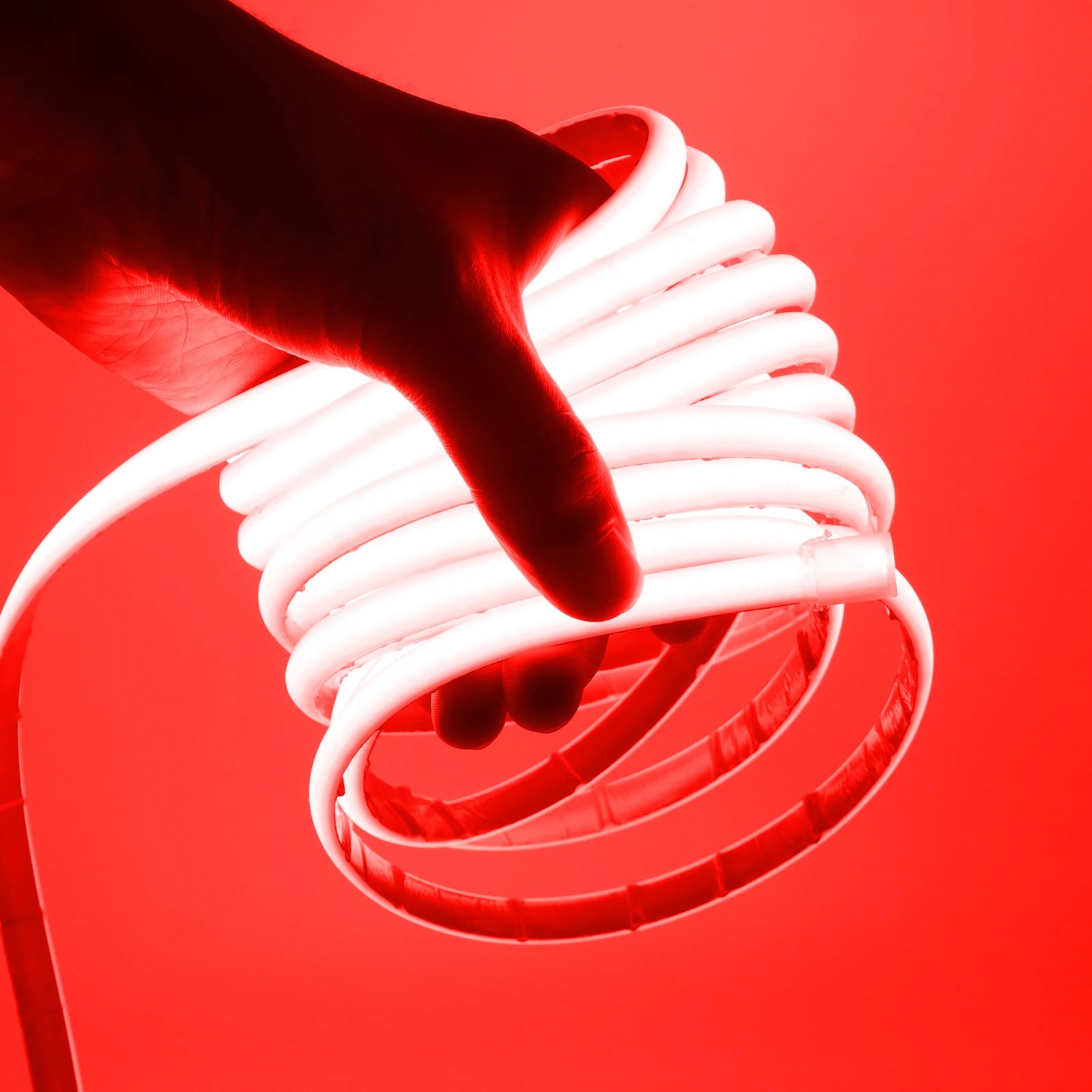 IP68 Waterproof COB LED Strip Light 12V 24V Flexible LED Neon Tape 320LEDs/m High Density Linear Light Outdoor Swimming Pool