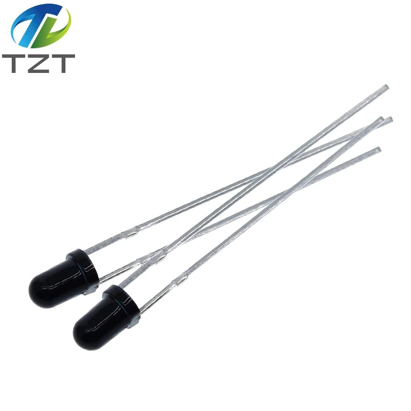 F3 3MM 940nm LEDs infrared emitter and IR receiver diodes each 5pcs Infrared to tube For arduino