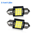Powerful Bright Festoon LED 31/36/39/41MM Super White 3030 9/12Chips Car Interior Reading Trunk Mirror License Plate Light 12V