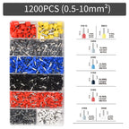 300-2000 pcs Durable Wire Connect Insulated Connector Crimp Terminator Cold Pressed Insulated Termina