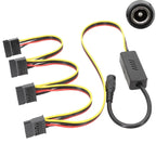 Adapter DC 5525 to Sata Molex Hard Drive Cable Plug to 2 3 4 IDE 1x2x3x4xSATA Wire Line 12V to Big 4PIN Connection Connector