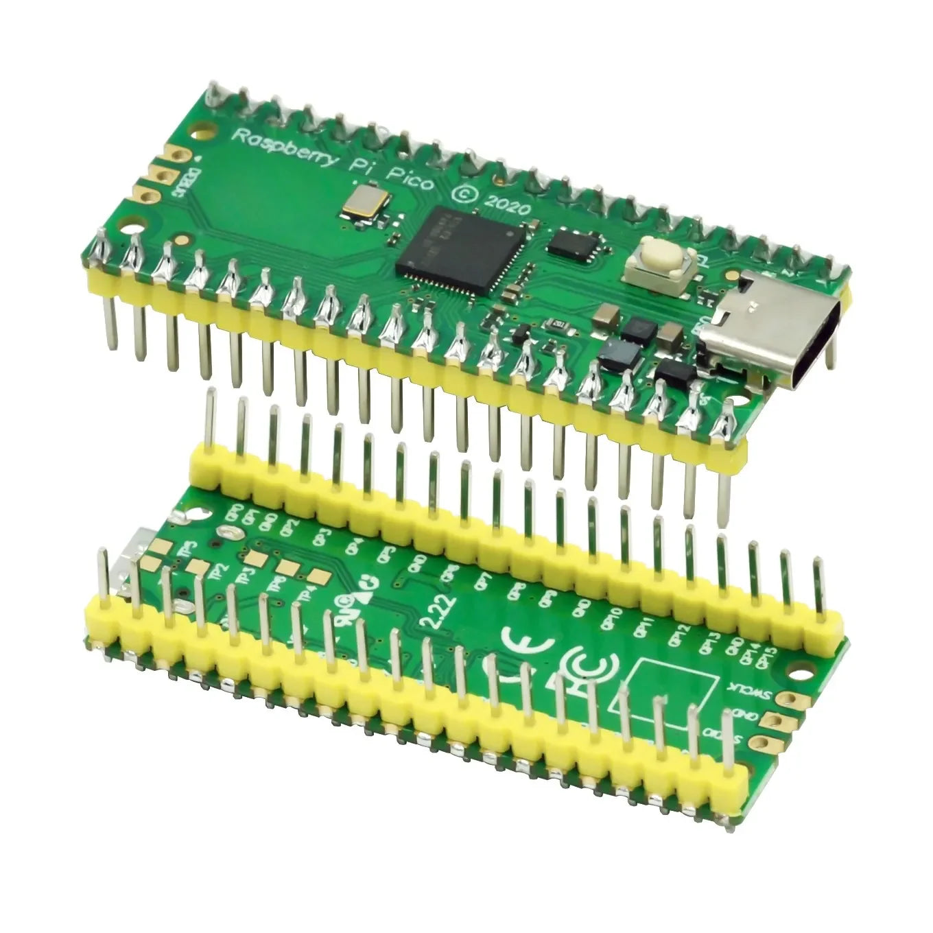 Official Raspberry Pi Pico Board RP2040 Dual-Core 264KB ARM Low-Power Microcomputers High-Performance Cortex-M0+ Processor