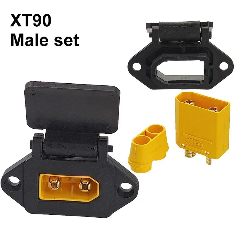 QS8-S Power Charging Plug XT90 Male Female Diamond Shell XT90S Anti-fire Electric Vehicle Lithium Battery Modification Interface