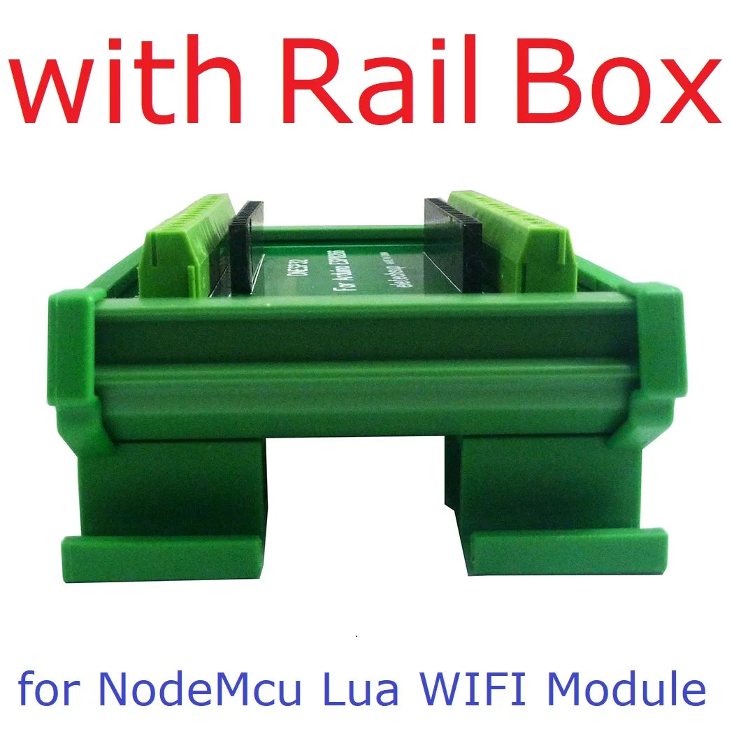 WIFI NodeMcu Lua ESP8266 Wifi GPIO DIN Rail 3.96 PinBoard Box Expansion Board for Arduiuo Ethernet PLC