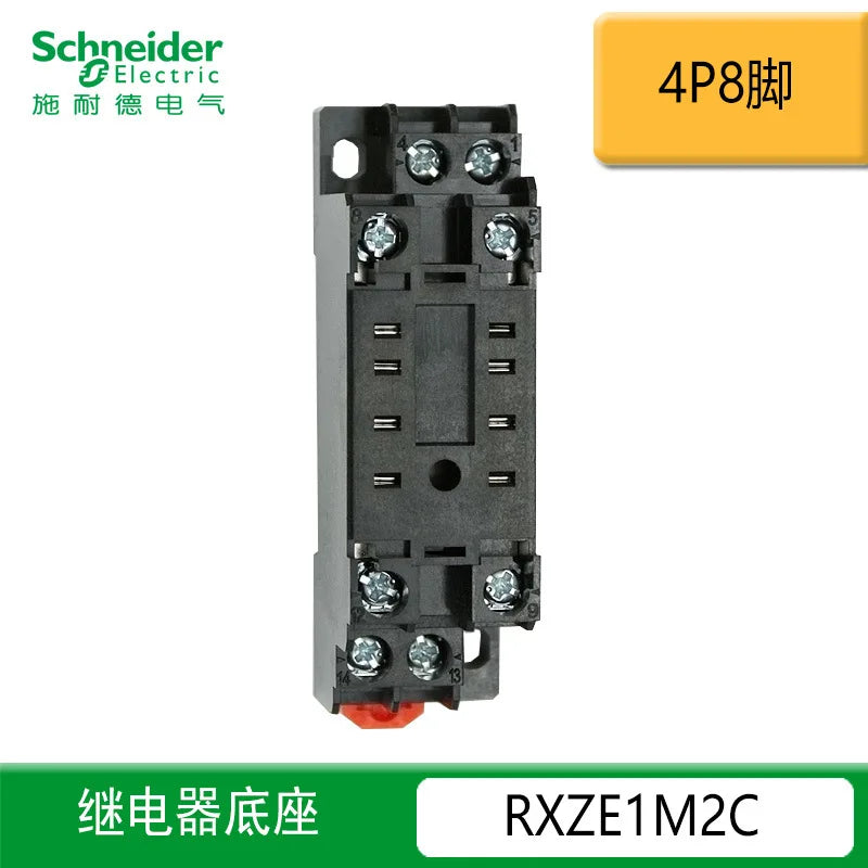 Schneider Small Intermediate Relays RXM2LB2BD RXM4LB2BD 220V DC24V Precise Control Excellent Compatibility