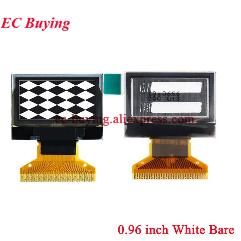 0.96 inch OLED IIC Serial White Display Module 128X64 I2C SSD1306 12864 LCD Screen Board GND VCC SCL SDA 0.96" for Arduino Black